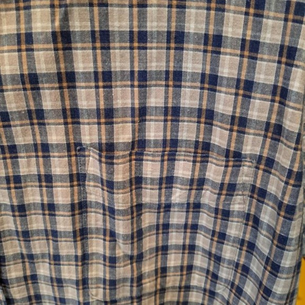 SET of 2 Route 66 Dress Shirts. One Red and the other Blue Plaid Size XL - Picture 6 of 7